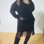 Wool Black Skirt