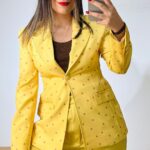 Yellow Poua Blazer LUMINA