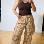 Brown Tara Cotton Pant