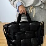 Puffer Bag  Puffer Tote Τσάντα Καπιτονέ