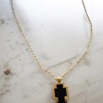 Black Cross Necklace