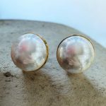 Big White Pearls Earrings