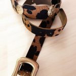 Leopard Pony Skin Belt