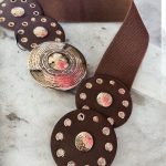 Brown Capsule Elastic Belt