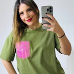 Olive Cotton T-Shirt