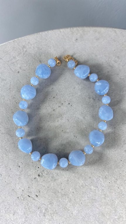 Baby Blue Perla Necklace