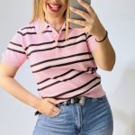 Pink Luna Mariniera Blouse