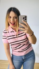 Pink Luna Mariniera Blouse - Image 3
