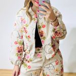 Floral Nude Jacket