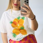 Pineapple Cotton T-Shirt