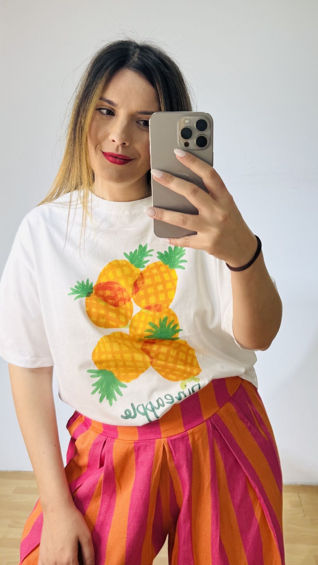 178 Pineapple Cotton T-Shirt - Image 1
