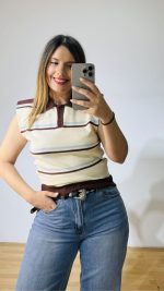 Brown Celena Shirt - Image 4