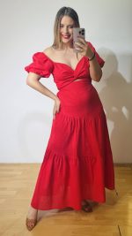 Red Cosales Dress - Image 2