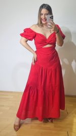 Red Cosales Dress - Image 6