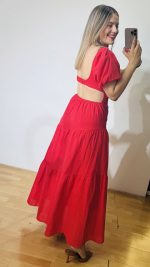Red Cosales Dress - Image 5