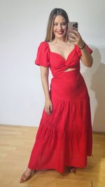 Red Cosales Dress - Image 3