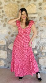 Vichy Red Dress