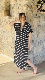 Βlue Navy Celina Knitted Dress - Image 4