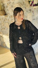 Black Stars Knitted Set - Image 2