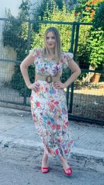 Baleina Flowers White Dress - Image 7
