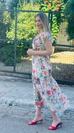 Baleina Flowers White Dress - Image 8