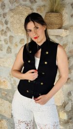 Black Napoleone Vest - Image 5