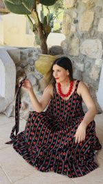 Black Strawberry Dress