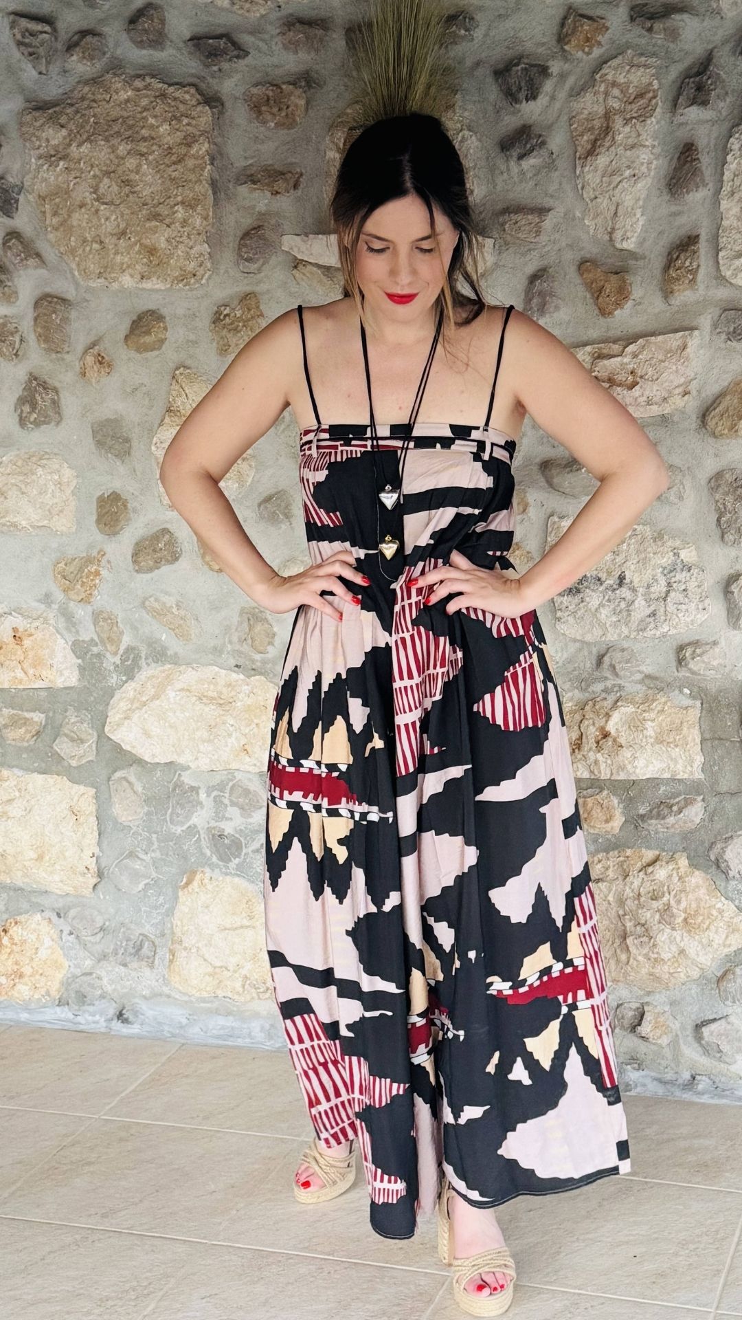 71(1) Olia Jungle Boho Jumpsuit - Image 1