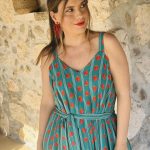 Petrol Strawberry Dress
