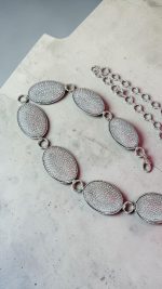 Silver Diamond Belt