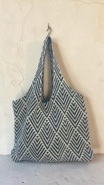 Ηandmade Black Shopper Bag