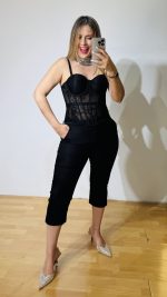 Retro Black Capri Pants