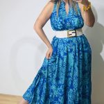 Bella Blue Boho Dress
