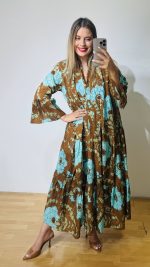 Broderie Aqua Dress - Image 3