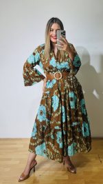 Broderie Aqua Dress - Image 5