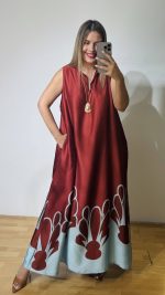 Cinnamon Kaftan Dress - Image 3