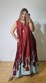 Cinnamon Kaftan Dress - Image 5