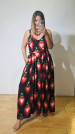 Corazón Red Dress - Image 3
