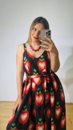 Corazón Red Dress - Image 2
