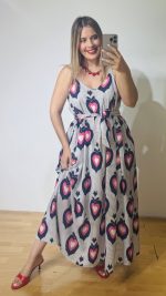 Corazón Navy Blue Dress