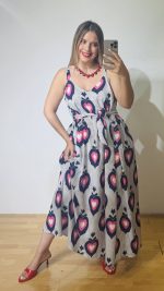 Corazón Navy Blue Dress - Image 6