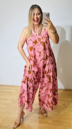 Flores Pink Jumpsuit - Image 7