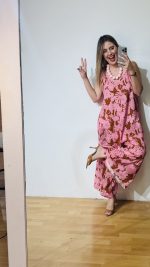 Flores Pink Jumpsuit - Image 6