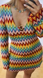 Zeniera Knitted Dress - Image 5