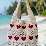 Heart Knitted Bag