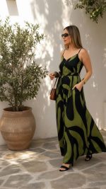 Cupcake Olive Dress - Image 3