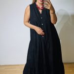 Broderie Gia Black Dress