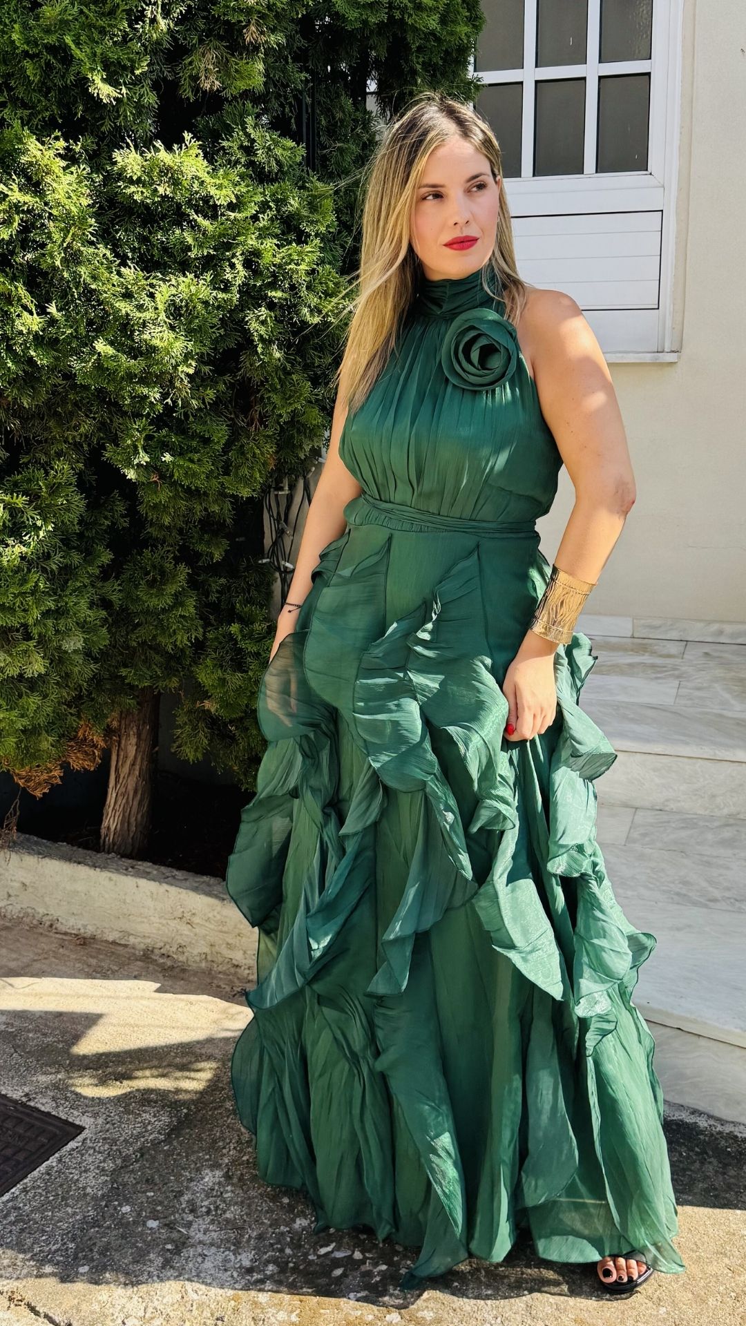 56 Palermo Green Dress - Image 1