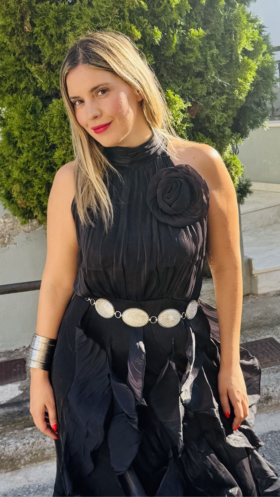 72 Palermo Black Dress - Image 1