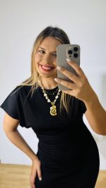 Black Uria Dress - Image 2